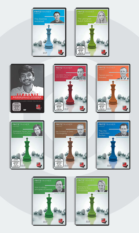 Newest Instructional DVDs from Chessbase