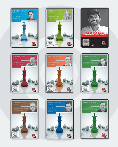 Newest Instructional DVDs from Chessbase