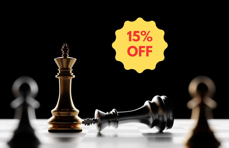 Enjoy Savings of 15% on Your next Purchase from Wholesale Chess