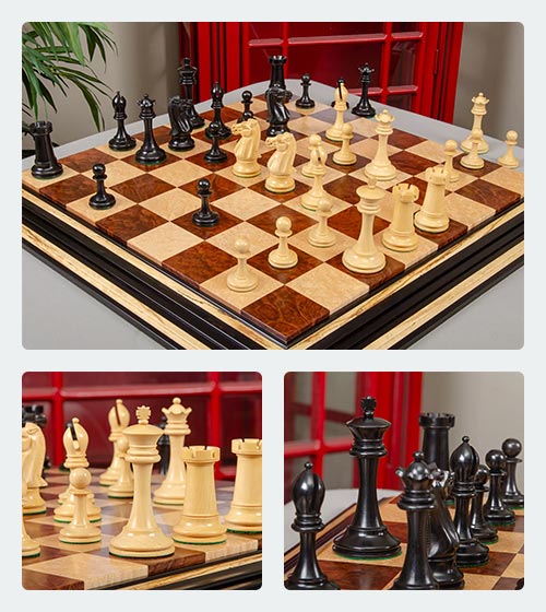 The B & Co. Series Luxury Chess Pieces - 4.4"