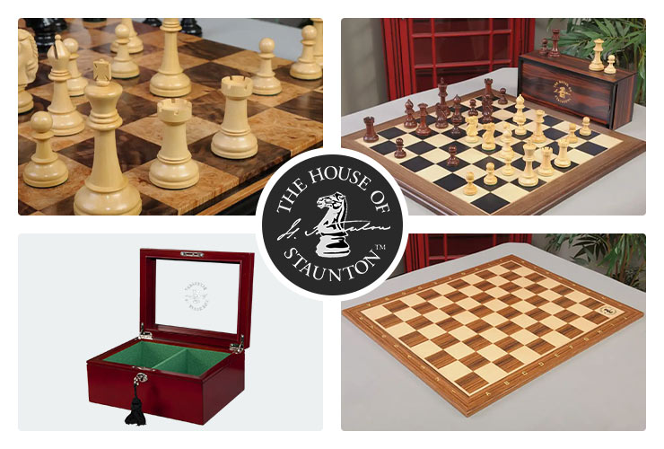 Our Featured Chess Set of the Week - The French Regence Series Chess Pieces  - 4.4 King Height - The House of Staunton