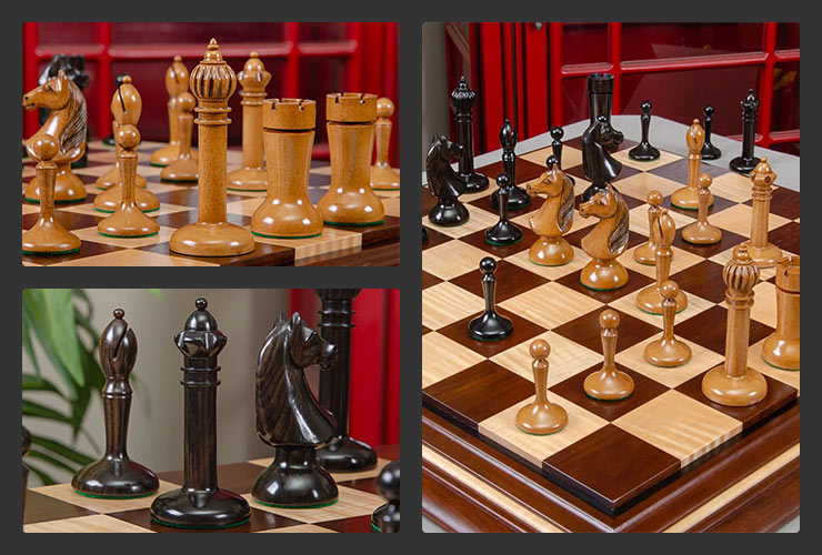 The Circa 1910 Lasker Schlechter World Chess Championship Chess Pieces 