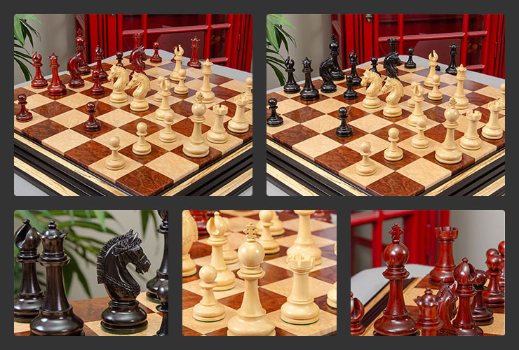 The Lucca Series Artisan Chess Pieces