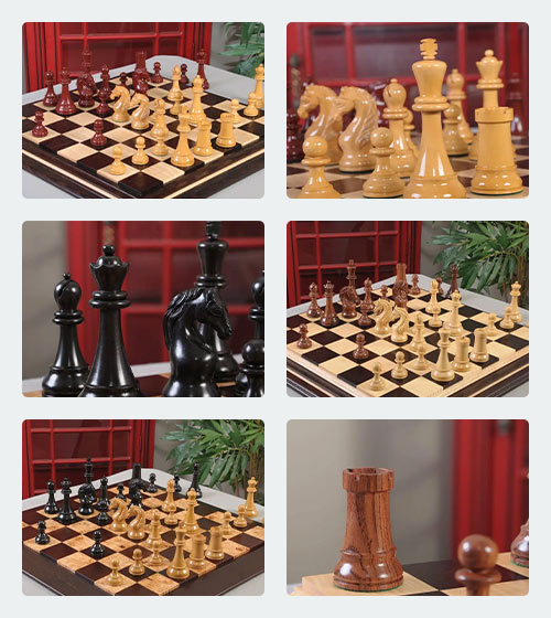 The Teramo Series Luxury Chess Set - 4.4 King