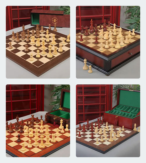 The Teramo Series Luxury Chess Set - 4.4 King