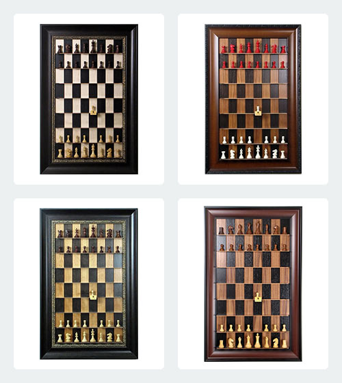Straight Up Vertical Chess Boards 