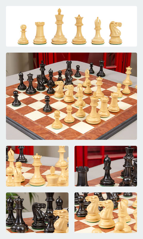 The Bicentennial Series Luxury Chess Pieces - 3.5" King