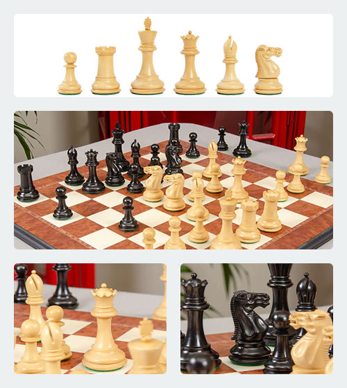 The B and Co. Series Luxury Chess Pieces - 4.4 King
