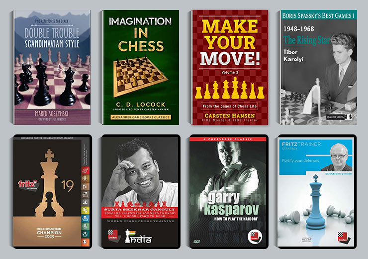 The Newest Chess Books, Software and DVDs
