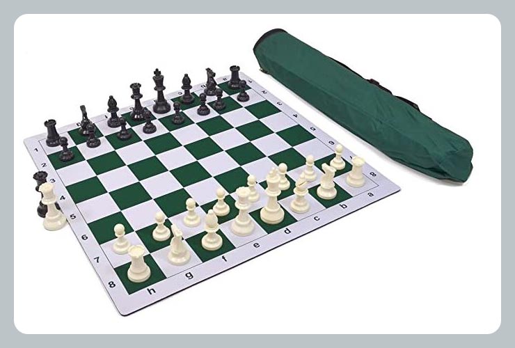 Heavy Tournament Mousepad Board Archer Chess Set Combo