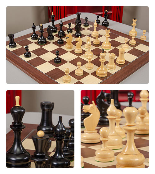 The  Grandmaster II - Bronstein Series Chess Pieces