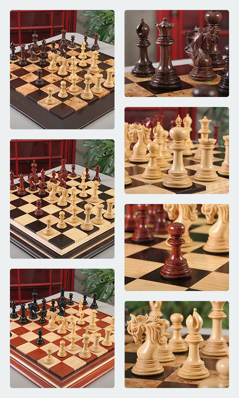 The Benevento Series Luxury Chess Pieces - 4.4" King