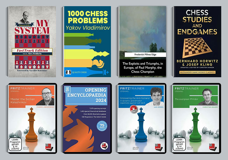 The Newest Chess Books, Software and DVDs 