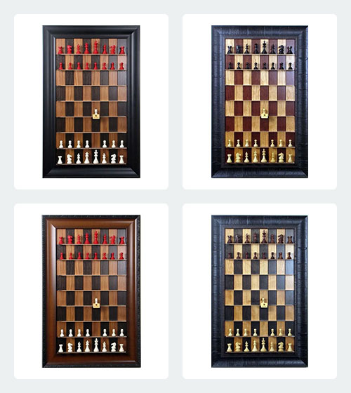 Straight Up Vertical Chess Boards